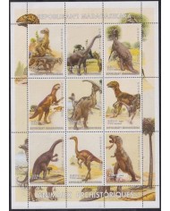 F-EX18753 MADAGASCAR MADAGASIKARA MNH 1999 DINOSAURIOS DINOSAUR PALEONTOLOGY PALEONTOLOGIA.