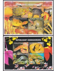 F-EX18755 MADAGASCAR MADAGASIKARA MNH 1999 SERPIENTE SNAKE TURTLE TORTUGA.