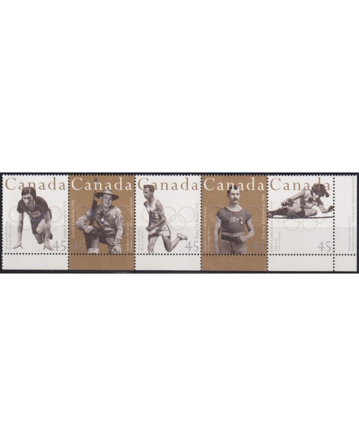 F-EX28135 CANADA 1996 MNH OLYMPIC GAMES WINNER ATHLETISM SALT SHUTTING.