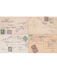 F-EX15948 FRANCE 6 POSTAGE DUE POSTCARD SWITZERLAND SUISSE.