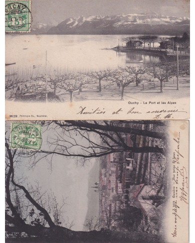 F-EX15948 FRANCE 6 POSTAGE DUE POSTCARD SWITZERLAND SUISSE.