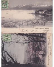 F-EX15948 FRANCE 6 POSTAGE DUE POSTCARD SWITZERLAND SUISSE.
