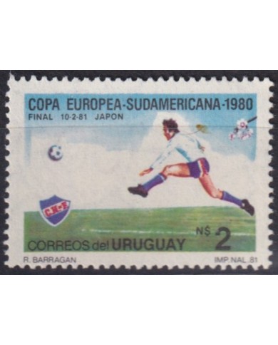 F-EX60405 URUGUAY MNH 1981 SOCCER FOOTBALL SUDAMERICAN CUP.