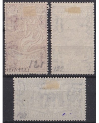 F-EX60461 ITALY 1922 MAZZINI ANN. FINE USED - NO GUM +40€.