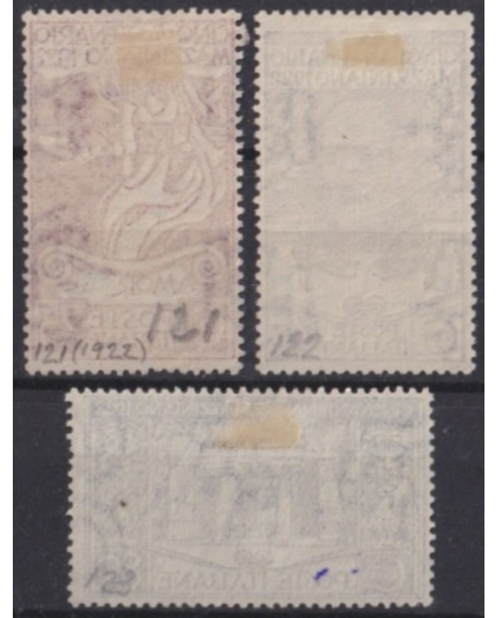 F-EX60461 ITALY 1922 MAZZINI ANN. FINE USED - NO GUM +40€.