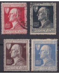F-EX60472 ITALY 1927 VOLTA COMPLETE SET FINE USED.