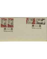 F-EX60520 GREECE 1974 SPECIAL CANCEL OLYMPIC GAMES.