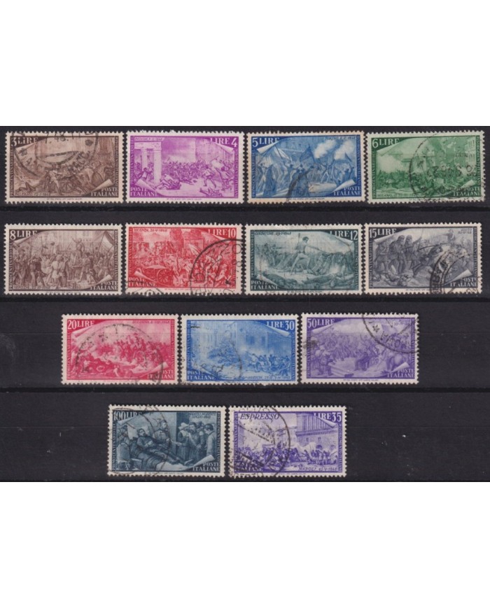 F-EX59830 ITALY 1948 USED UNIFICATION WAR REVOLUTION RESORGIMENTO +90€.
