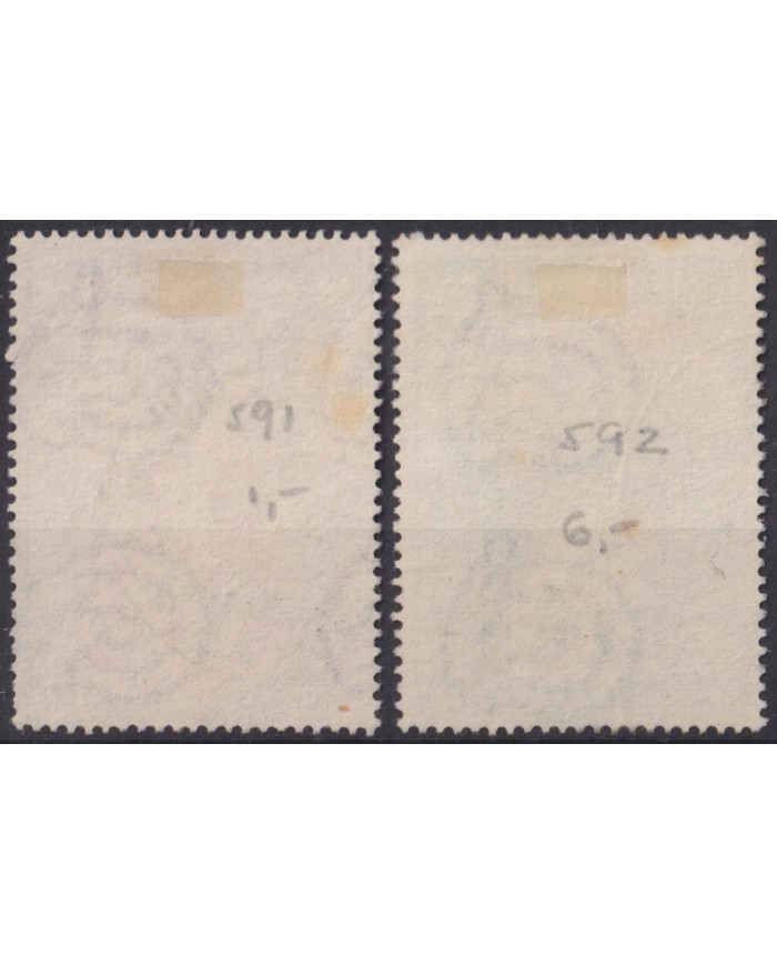 F-EX60923 ITALY 1951 USED TUSCANY CENTENARY STAMPS +40€.