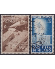 F-EX60924 ITALY 1950 USED MILANO FAIR +50€.