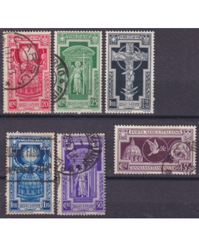 F-EX60916 ITALY 1933 USED HOLLY YEAR RELIGION CHURCH.