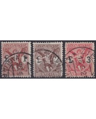 F-EX60911 ITALY 1924 USED POSTAGE DUE STAMPS LOT +32€.