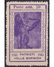 F-EX60915 ITALY 1945 CINDERELLA PATRIOT VALLE BORMIDA.