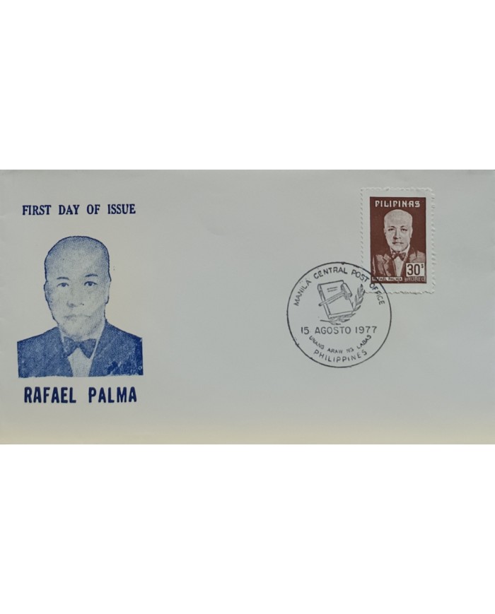 F-EX60676 PHILIPPINES IS 1977 FDC RAFAEL PALMA.