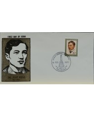 F-EX60667 PHILIPPINES IS 1977 FDC JOSE RIZAL.