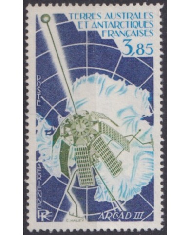F-EX60310 TAAF FRANCE ANTARCTIC MNH 1981 SPACE COSMOS ARCAD III SATELLITE.