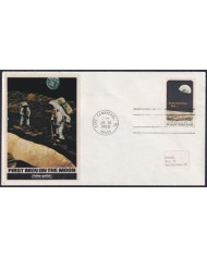 F-EX59769 USA US 1969 FIRST MANNED ON THE MOON SPACE COSMOS CAP CAÑAVERAL.