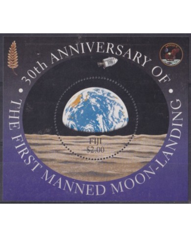F-EX56441 FIJI 1999 MNH FIRST MANNED ON THE MOON SPACE COSMOS.