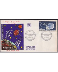 F-EX59772 FRANCE 1962 FIRST SATELLITE ANDOVER SPACE COSMOS.