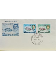 F-EX60684 PHILIPPINES IS 1978 FDC ST LAZARO HOSPITAL 4th CENTENARIAL HEALTH MEDICINE.