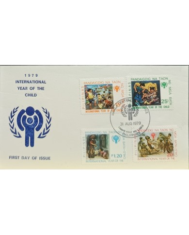 F-EX60711 PHILIPPINES IS 1979 FDC UNICEF INTERNATIONAL YEAR.