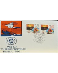 F-EX60724 PHILIPPINES IS 1980 FDC WORLD TOURISM CONFERENCE SHIP.