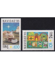 F-EX60418 CHILE MNH 1985 CHRISTMAS NAVIDAD DRAWING.