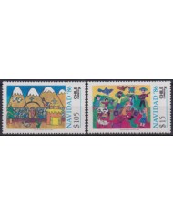 F-EX60426 CHILE MNH 1986 CHRISTMAS NAVIDAD DRAWING.