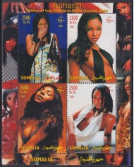 F-EX30776 SOMALIA MNH 2003 MOVIE CINEMA MUSIC ASHNTI PHOTO.