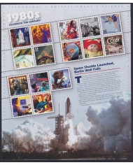 F-EX58061 US USA MNH 2000 SHEET CELEBRATING DE CENTURY 1980´s DECADE.