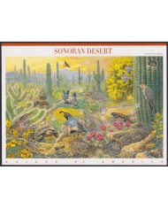F-EX58062 US USA MNH 1999 SHEET SONORA DESERT WILDLIFE BIRD FISH FAUNA.