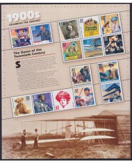 F-EX58071 US USA MNH 1998 SHEET CELEBRATING DE CENTURY 1900´s DECADE.