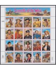 F-EX58081 US USA MNH 1995 SHEET LEGENDS OD THE WEST.