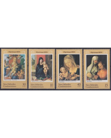 F-EX60937 NEW HEBRIDES MNH 1978 CHRISTMAS NAVIDAD ART PAINTING DÜRER DURERO.