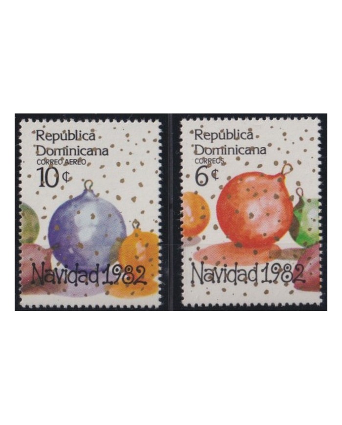 F-EX60944 DOMINICANA DOMINICAN REP 1982 MNH CHRISTMAS NAVIDAD RELIGION SNOW.
