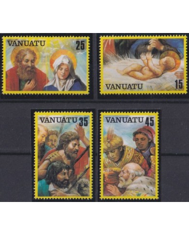 F-EX60952 VANUATU 1982 MNH CHRISTMAS NAVIDAD RELIGION ART PAINTING.