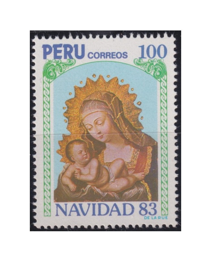 F-EX60953 PERU 1983 MNH CHRISTMAS NAVIDAD RELIGION ART PAINTING.