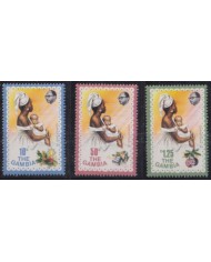 F-EX60988 GAMBIA MNH 1976 CHRISTMAS NAVIDAD WOMAN & CHILDREN.