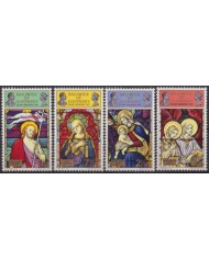F-EX60996 UK ENGLAND GUERNSEY MNH 1972 CHRISTMAS ART PAINTING GLASS.