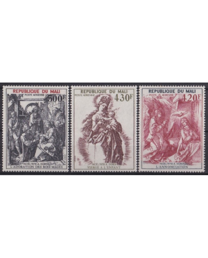 F-EX60997 MALI 1976 MNH CHRISTMAS NAVIDAD RELIGION ART ALBERT DURER.