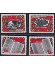 F-EX61001 TONGA MNH 1981 CHRISTMAS NAVIDAD ADHESIVE BIBLE BOOK PHOTOS.