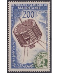 F-EX56447 MAURITANIE MNH 1963 IUT TELECOMMUNICATIONS SATELLITE SPACE.
