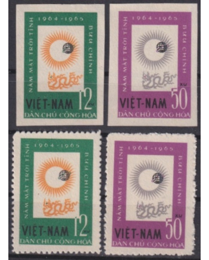 F-EX59752 VIETNAM MNH 1963 PLANET SPACE COSMOS SATELLITE.