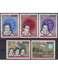 F-EX59759 YEMEN 1969 MNH APOLLO 8 MOON CREWED SPACE COSMOS.