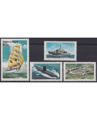 F-EX56849 VENEZUELA MNH 1980 SUBMARINE U-BOOT SAILING BATTLESHIP SHIP.