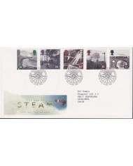 F-EX59038 UK ENGLAND FDC EDINBURGH 1993 RAILROAD AGE OF STEAM.