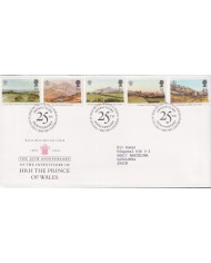 F-EX59039 UK ENGLAND FDC EDINBURGH 1994 25TH INVESTITURE OF PRINCE OF WALES LANDSCAPE.