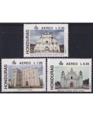 F-EX61045 HONDURAS 1991 MNH IGLESIAS Y CATEDRALES CHURCH CATHEDRAL.