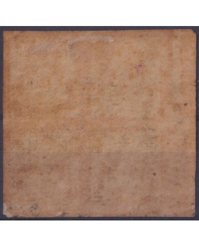 F-EX61020 EL SALVADOR 1896 SHIP IMPERF PROOF BLOCK 4 ORIGINAL GUM.