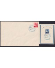 F-EX58390 BOHEMIA & MORAVIA CZECHOSLOVAKIA WWII 1940 GERMANY OCCUPATION CANCEL.